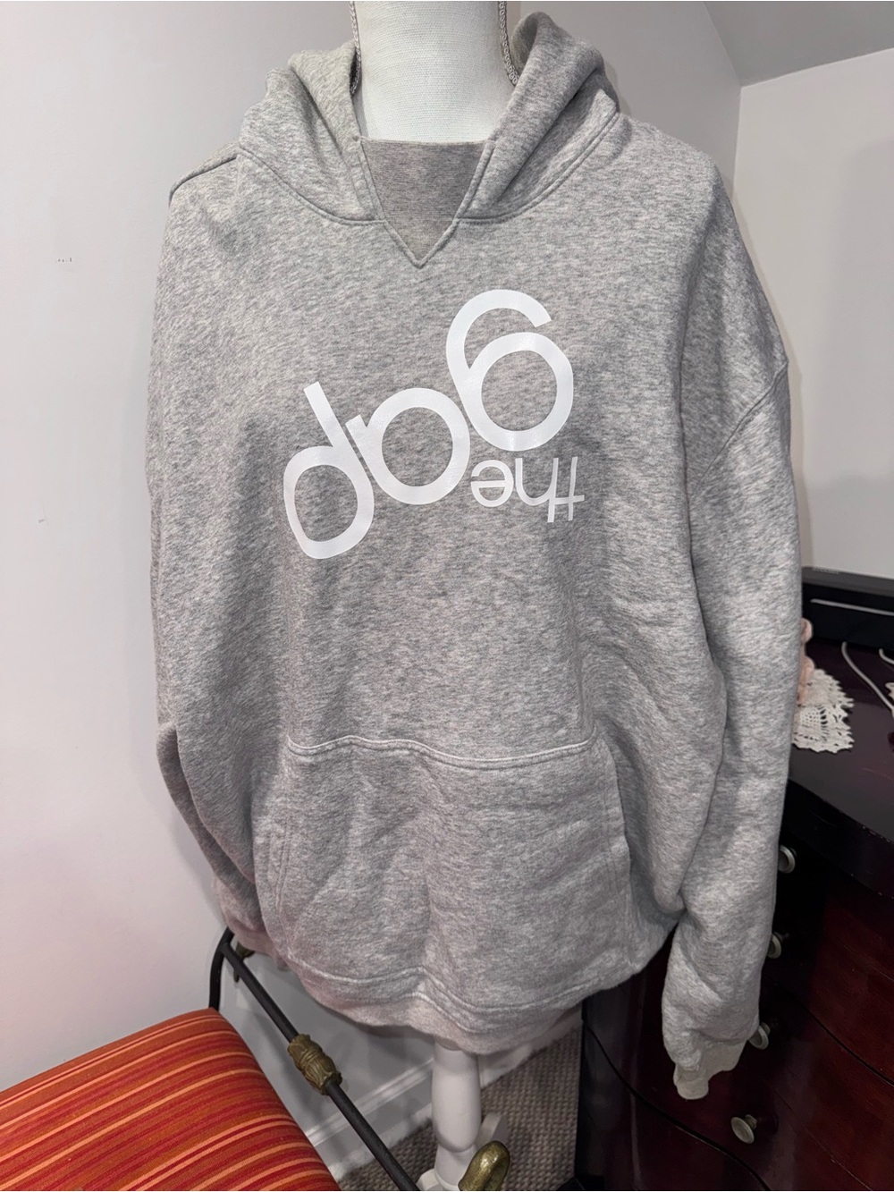 GAP Stranger Things Light Gray Hooded Sweatshirt